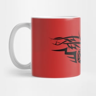 Tribal Dice Black Mug